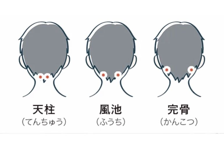 自律神経、ツボ